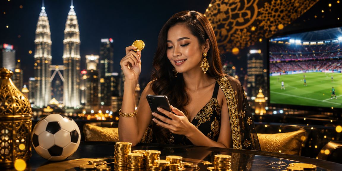 Pengguna Malaysia bermain kasino dalam talian melalui telefon pintar mudah alih di Kuala Lumpur