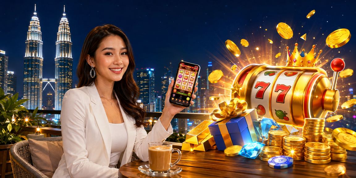Permainan slot dalam talian bergaya Melayu di Kuala Lumpur pada waktu malam